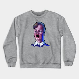 Dude in Shock Funny Caricature Meme Crewneck Sweatshirt